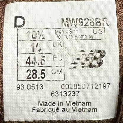 New Balance MW928BR Leather Walking Shoes (Size 10.5)