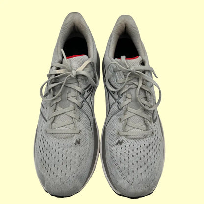 New Balance 860v13 Fresh Foam Running Shoes – Light Grey/Red – Size 12 Men