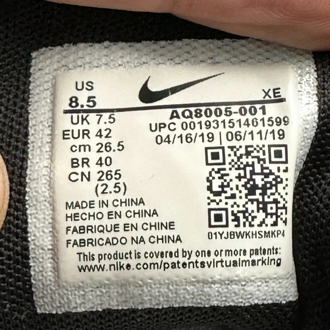 Nike Air Zoom Winflo 6 Shield – Triple Black (Men’s US 8.5)