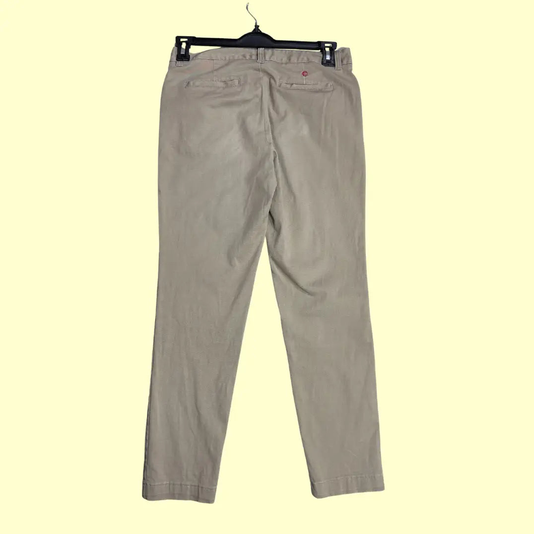 Lands’ End slim-fit khaki pants,