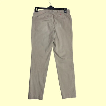 Lands’ End slim-fit khaki pants,