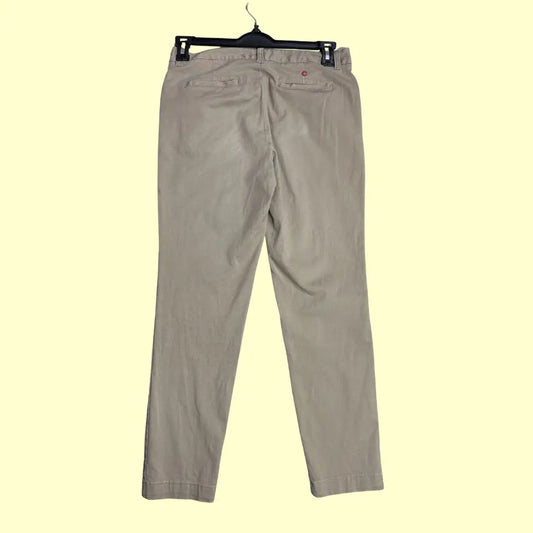 Lands’ End slim-fit khaki pants,