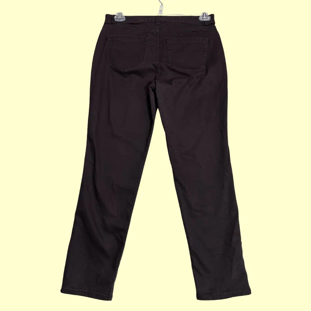 Croft & Barrow Classic Fit Curvy Straight Pants in versatile brown