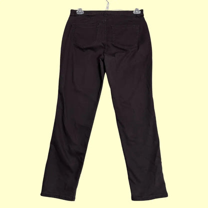 Croft & Barrow Classic Fit Curvy Straight Pants in versatile brown