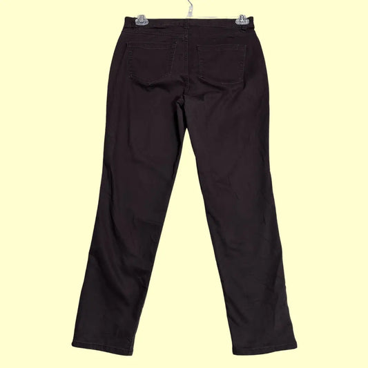 Croft & Barrow Classic Fit Curvy Straight Pants in versatile brown