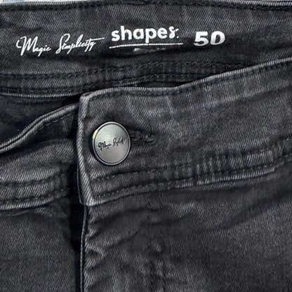 Magic Simplicity Shapes 5D Jeans in washed black.