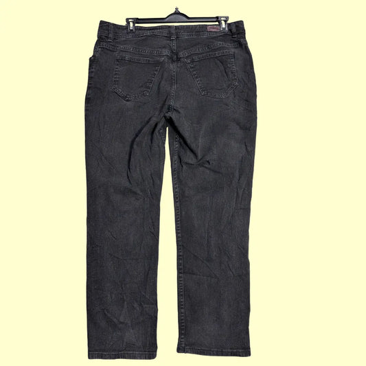 RAIDERS black denim jeans