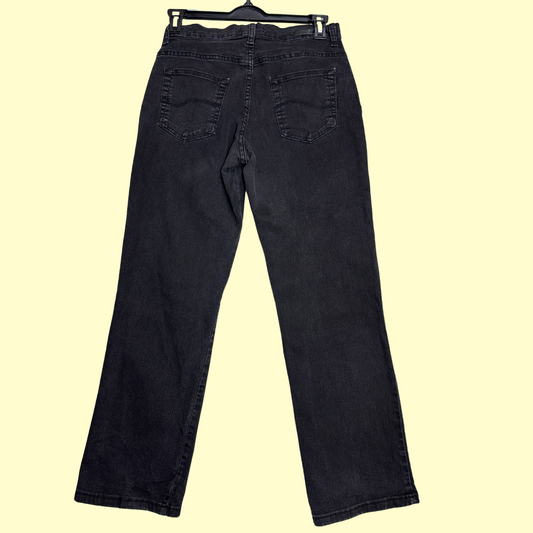 Lee Relaxed Fit Jeans in washed black denim
