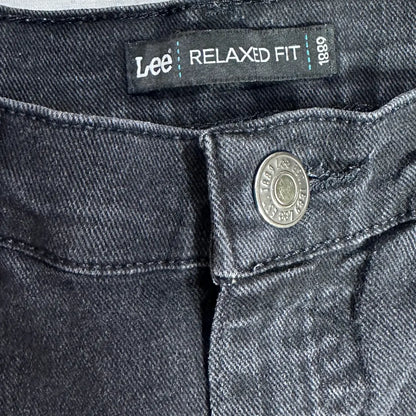 Lee Relaxed Fit Jeans in washed black denim