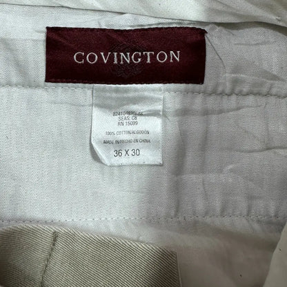 Covington Men’s Cotton Pants in light grey.