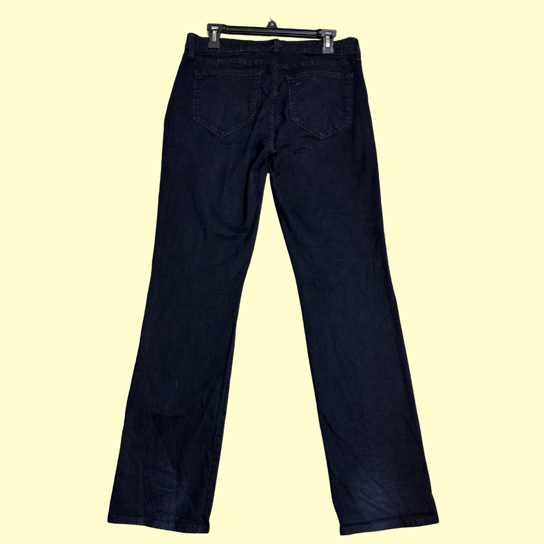 NYDJ Marilyn Straight Jeans in classic black.