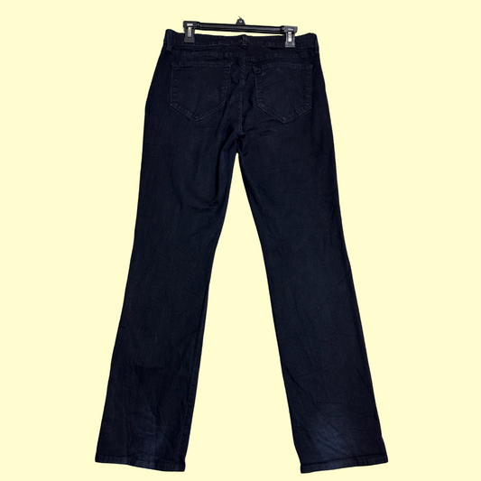 NYDJ Marilyn Straight Jeans in classic black.