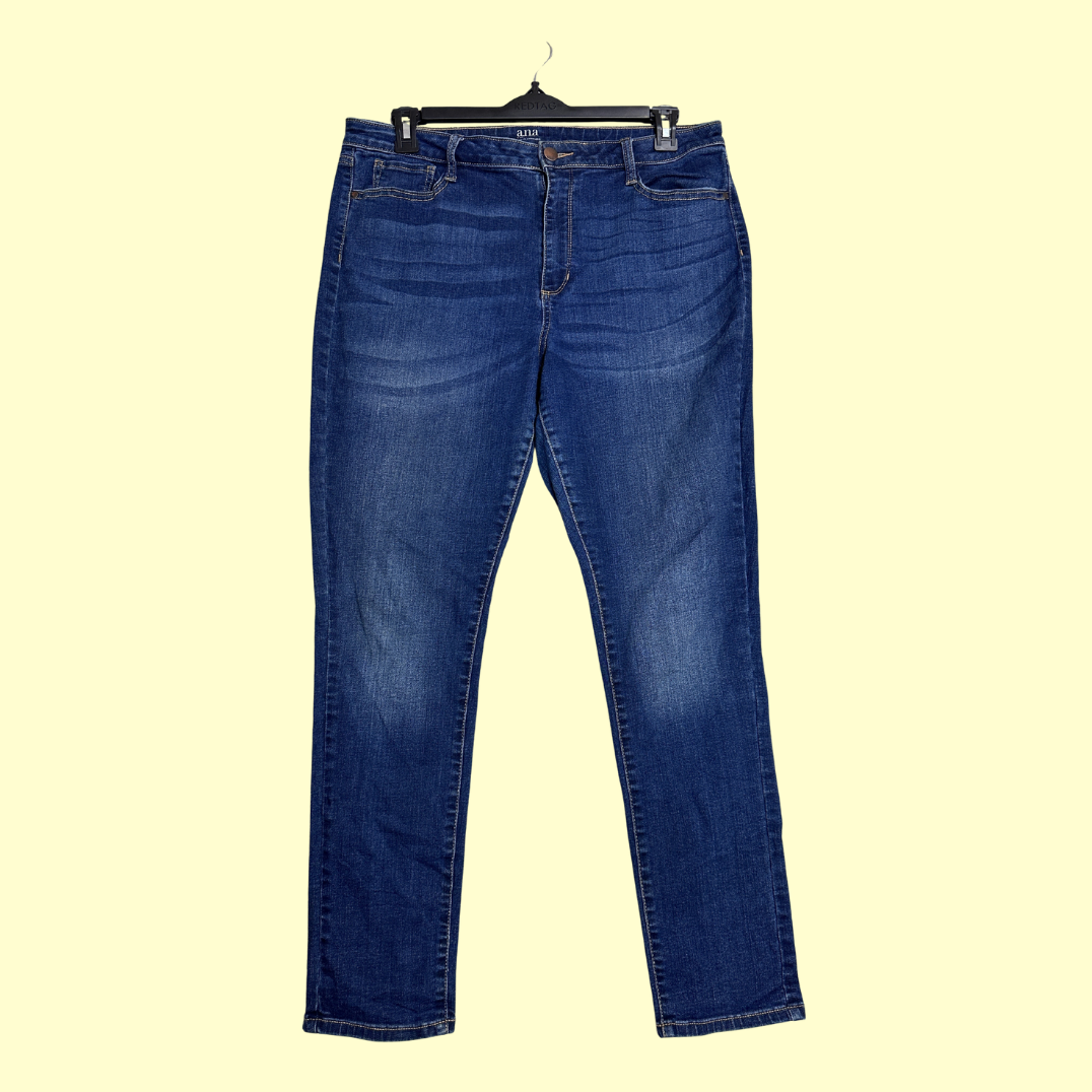 a.n.a (A New Approach) Skinny Jeans in dark blue wash