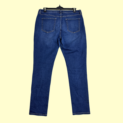 a.n.a (A New Approach) Skinny Jeans in dark blue wash