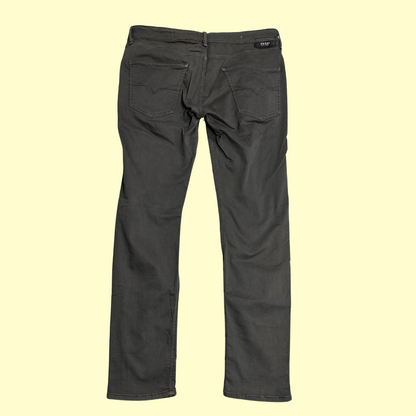 Guess Los Angeles Madison Tapered Pants in charcoal grey.