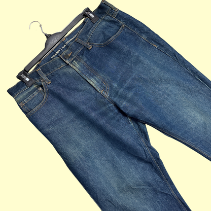 Old Navy Slim Straight Men’s Jeans in a dark blue wash