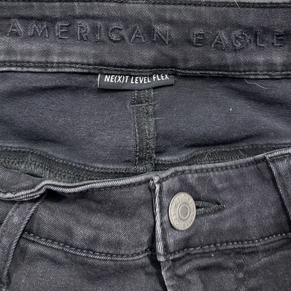 American Eagle Ne(x)t Level Flex Black Jeans.