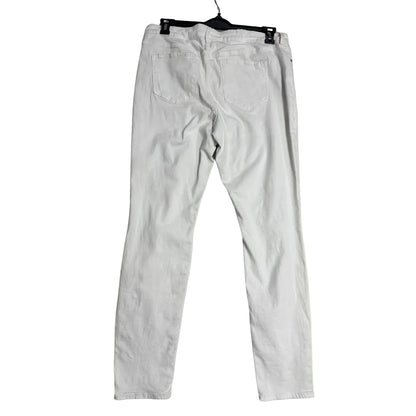 Old Navy Rockstar White Distressed Jeans