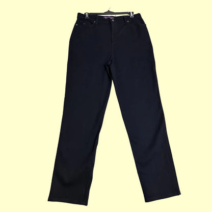 Gloria Vanderbilt Amanda Black Jeans for women.