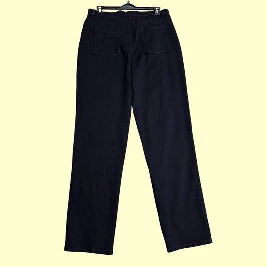 Gloria Vanderbilt Amanda Black Jeans for women.