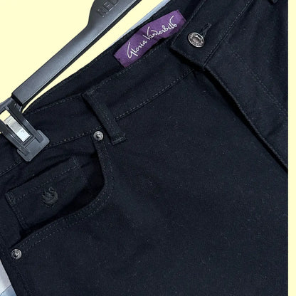 Gloria Vanderbilt Amanda Black Jeans for women.