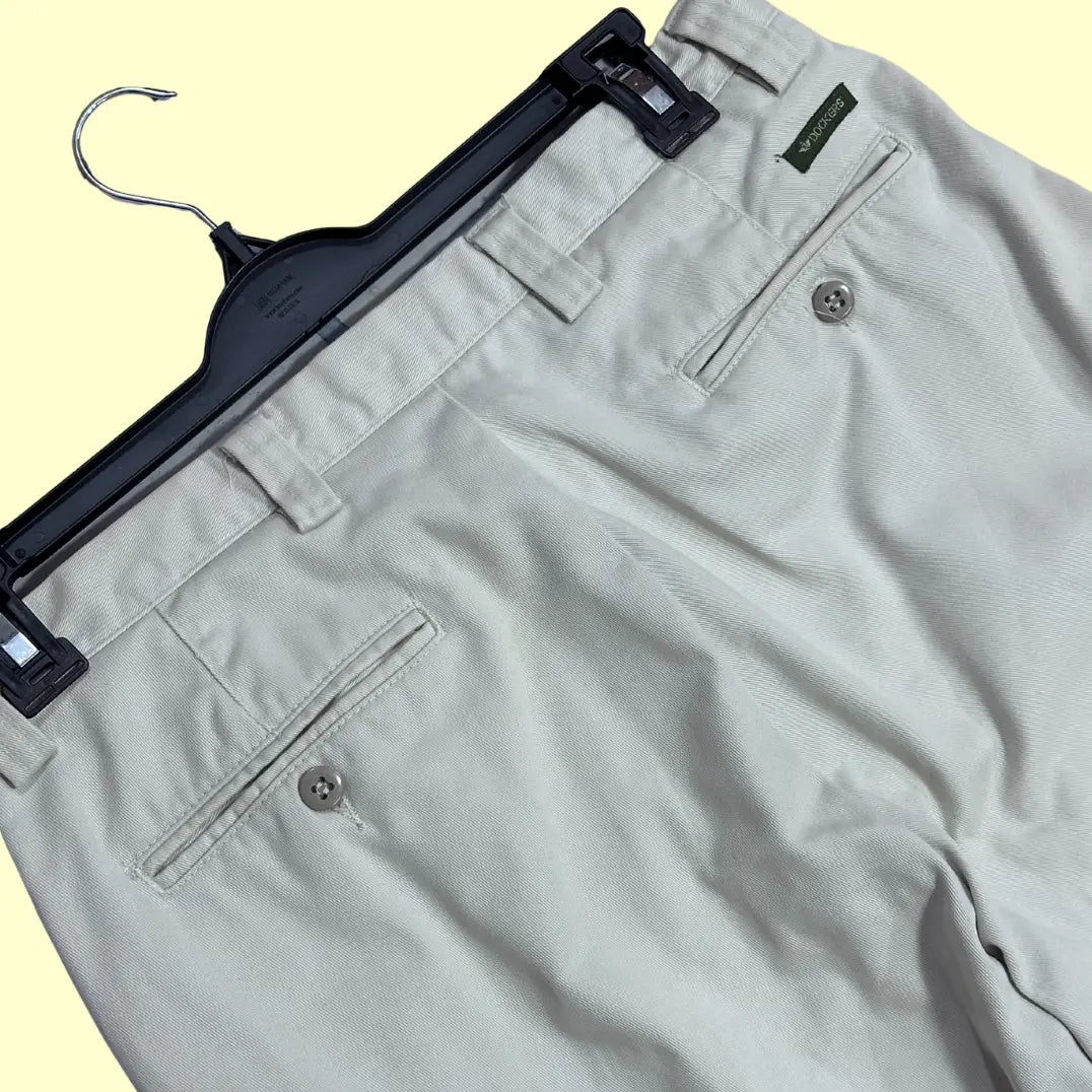 Dockers Men’s Khakis in light grey.
