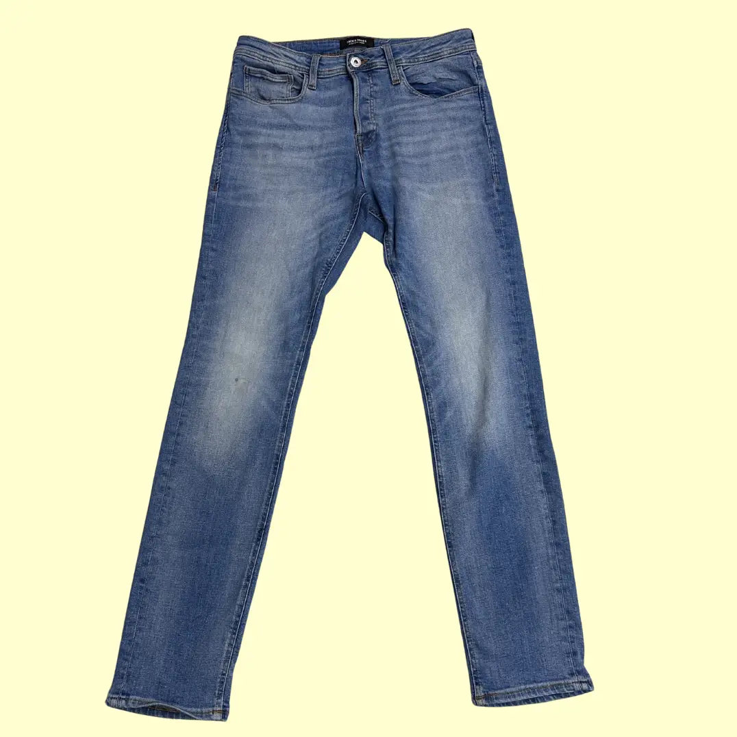 Jack & Jones Men’s Slim Fit Jeans – Medium Blue Wash