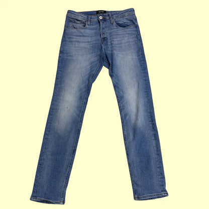 Jack & Jones Men’s Slim Fit Jeans – Medium Blue Wash