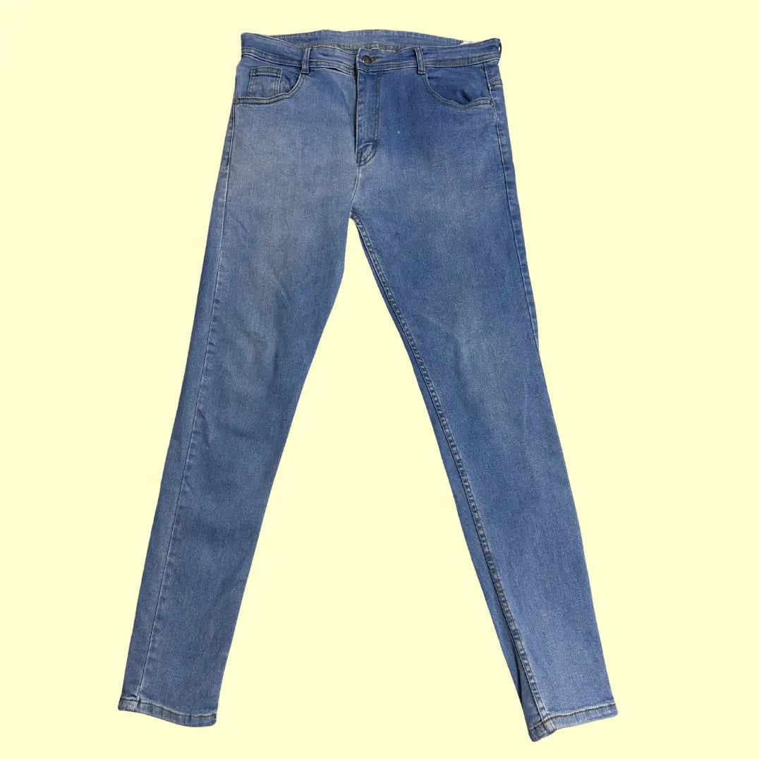Pull&Bear Slim Fit Blue Jeans