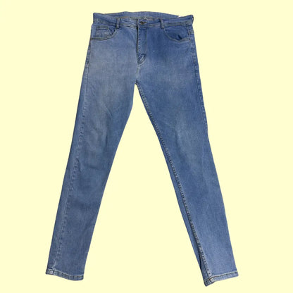 Pull&Bear Slim Fit Blue Jeans