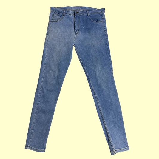 Pull&Bear Slim Fit Blue Jeans
