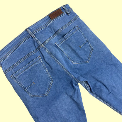 Pull&Bear Slim Fit Blue Jeans