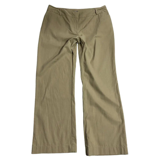 🌿 J JILL Olive Green Cotton Trousers Petite Fit 🌿