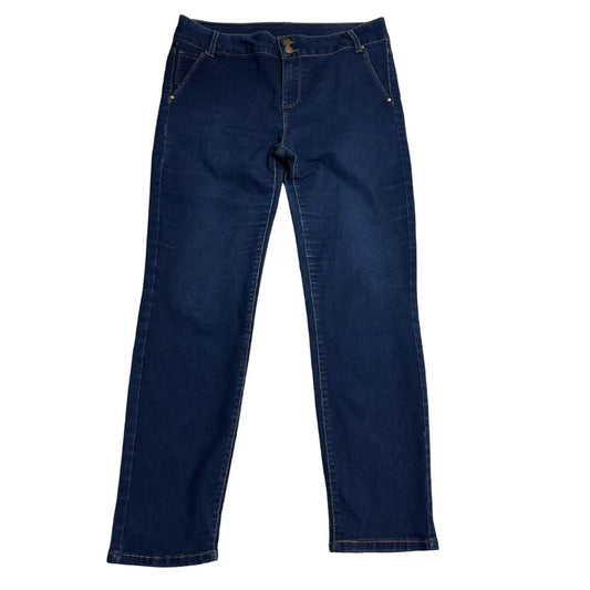 🖤 WORKSHOP Republic Clothing Dark Blue Stretch Denim Jeans 🖤