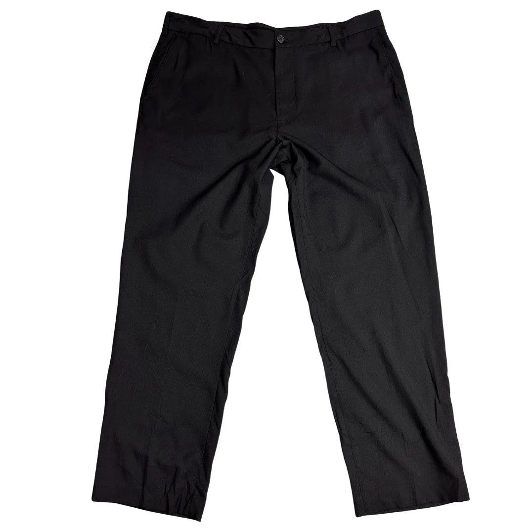 Van Heusen Black Straight Fit Formal Trousers