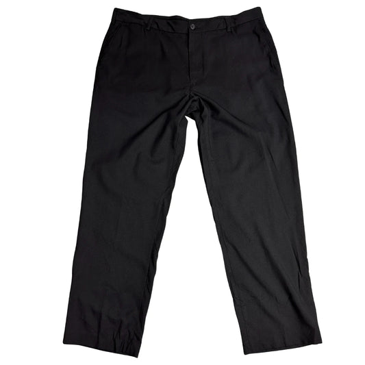 Van Heusen Black Straight Fit Formal Trousers