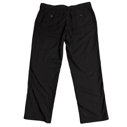 Van Heusen Black Straight Fit Formal Trousers