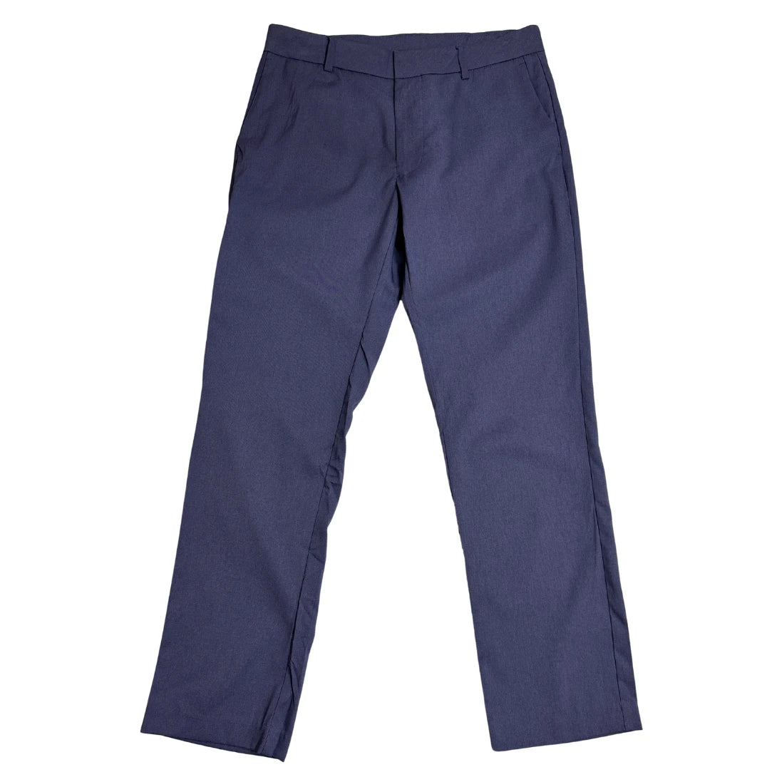 IZOD Navy Blue Slim Fit Formal Trousers