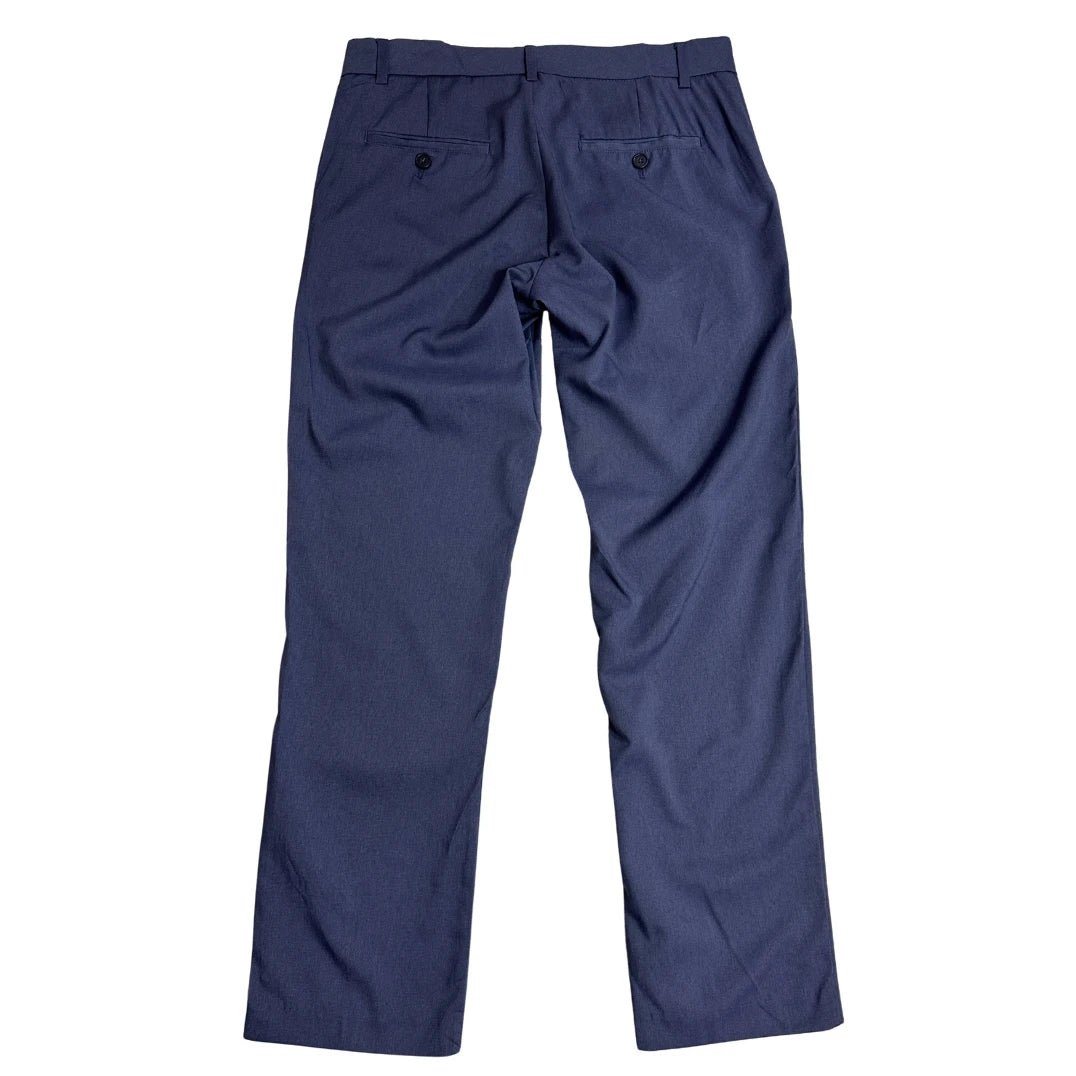 IZOD Navy Blue Slim Fit Formal Trousers