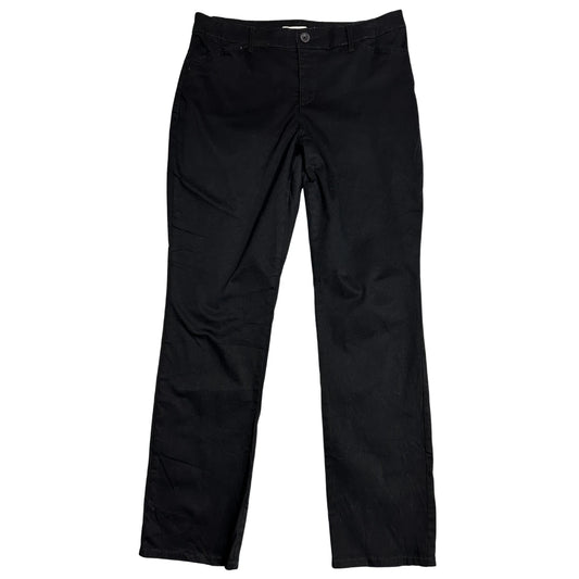 Gloria Vanderbilt Classic Black Slim Trousers