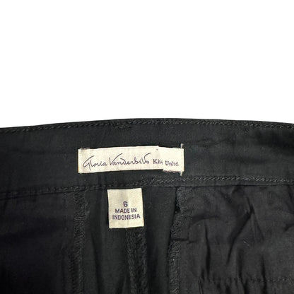 Gloria Vanderbilt Classic Black Slim Trousers