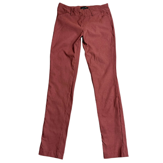 Express Slim Fit Women Pants Rust Brown