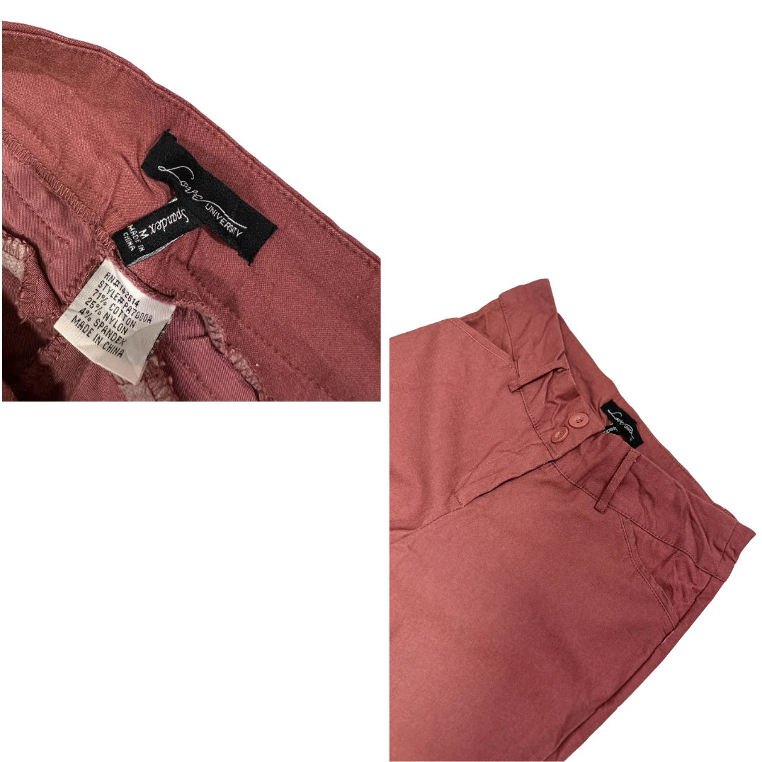 Express Slim Fit Women Pants Rust Brown