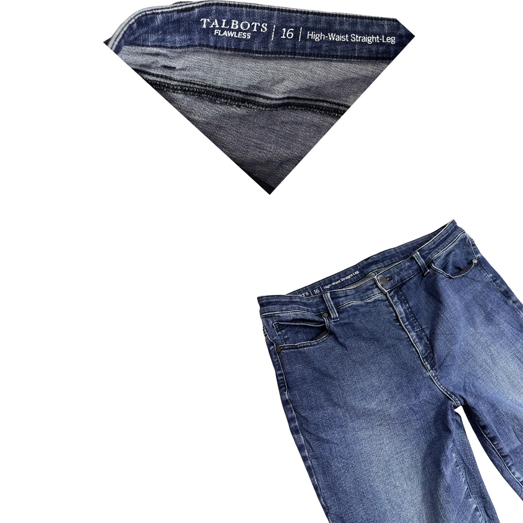Talbots Flawless High Waist Straight Leg Jeans