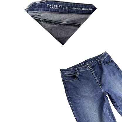 Talbots Flawless High Waist Straight Leg Jeans