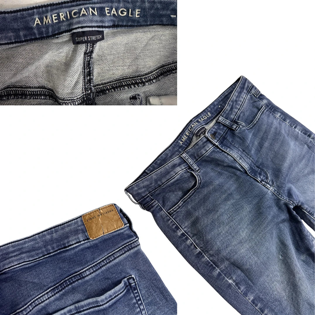 American Eagle Super Stretch Blue Jeans