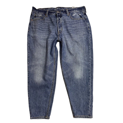 Old Navy High Rise Slouchy Taper Blue Jeans