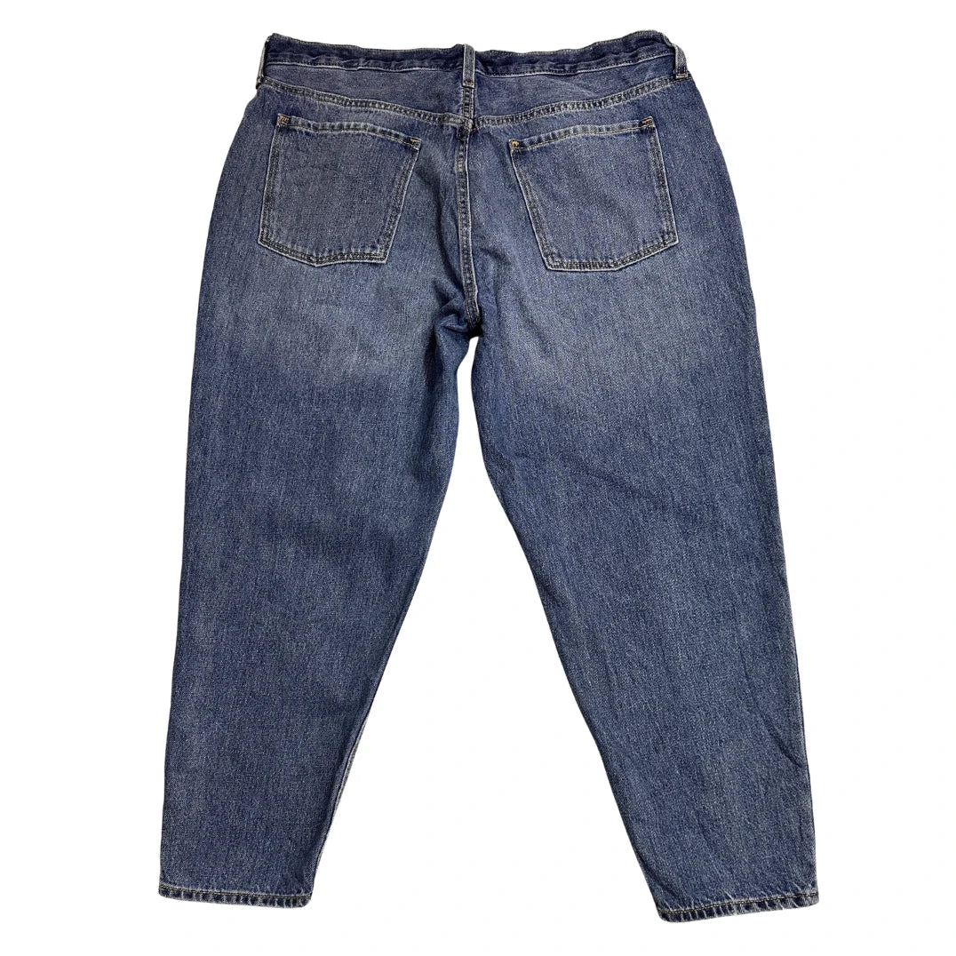 Old Navy High Rise Slouchy Taper Blue Jeans