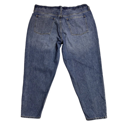 Old Navy High Rise Slouchy Taper Blue Jeans