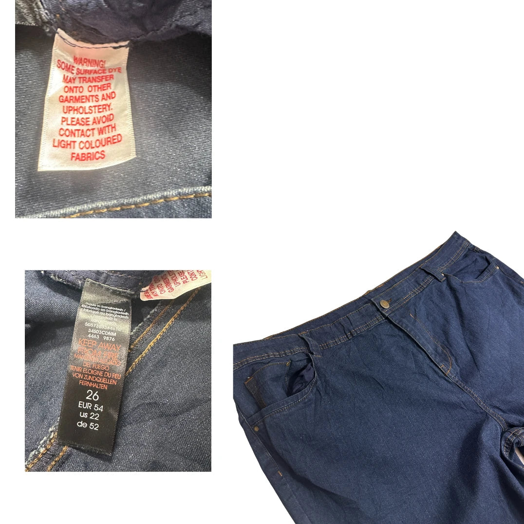 Women’s Dark Blue Classic Denim Jeans 👖💙